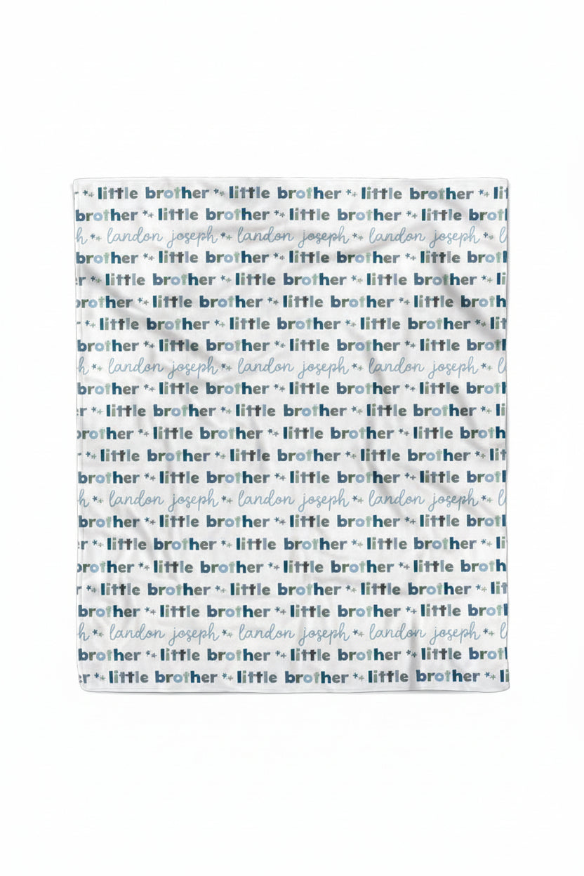 Personalized Kids Blanket | Little Sibling