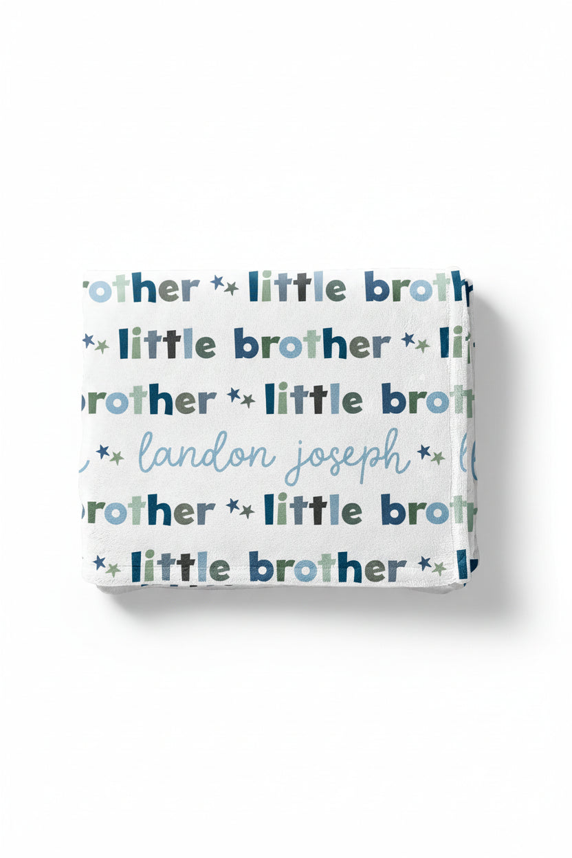 Personalized Kids Blanket | Little Sibling