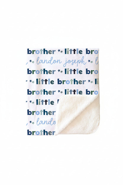 Personalized Kids Blanket | Little Sibling