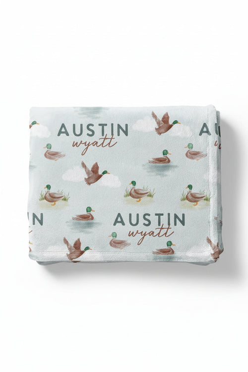 Little Duckling Personalized Kids Blanket