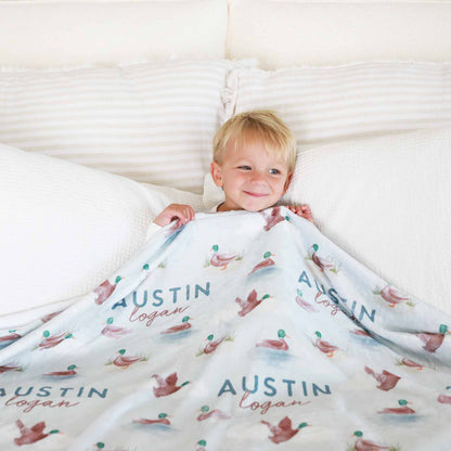 Little Duckling Personalized Kids Blanket