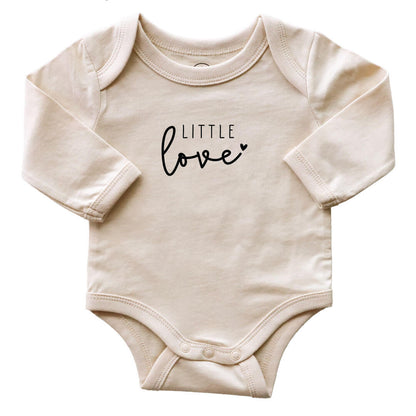Little Love Long Sleeve Graphic Bodysuit | Natural