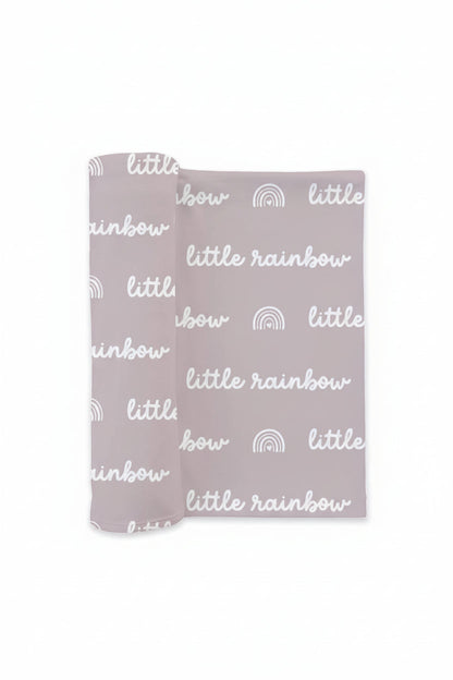 Little Rainbow Swaddle Blanket | Lilac