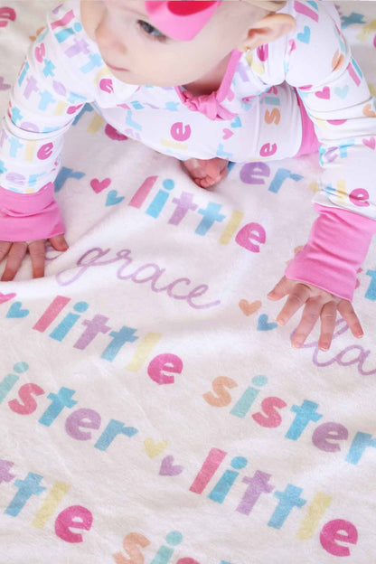 Personalized Kids Blanket | Little Sibling