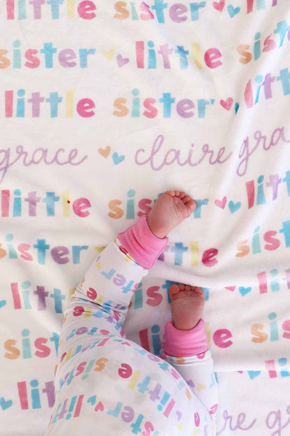 Personalized Kids Blanket | Little Sibling