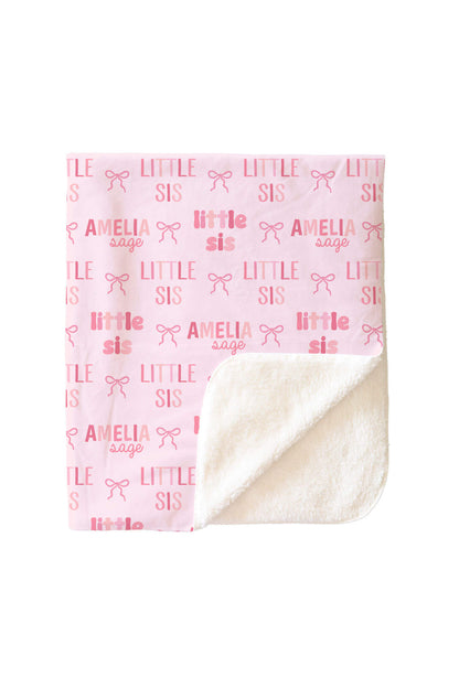 Personalized Kids Blanket | Little Sis