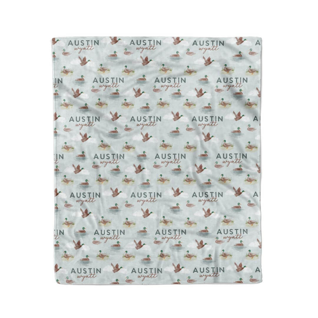 Little Duckling Personalized Kids Blanket
