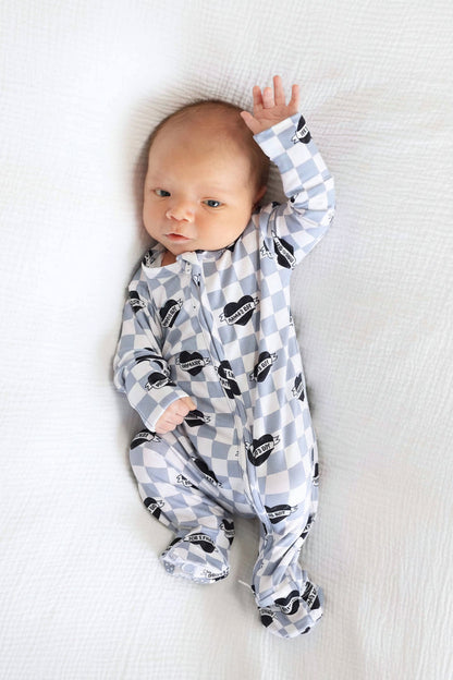 Mama's Boy Zipper Footie