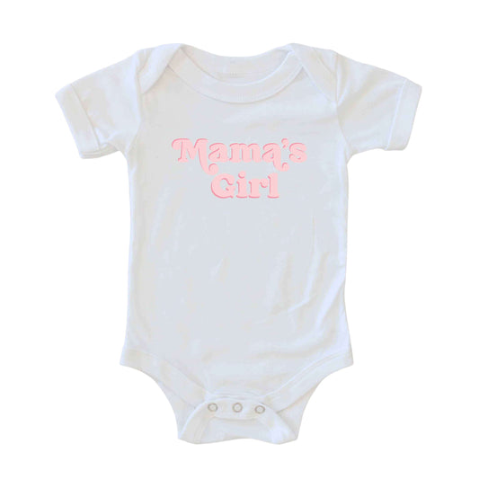 Mama's Girl Graphic Bodysuit | White