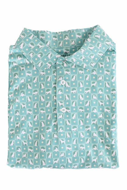 Daddy & Me Matching Short Sleeve Polos | Man's Best Friend