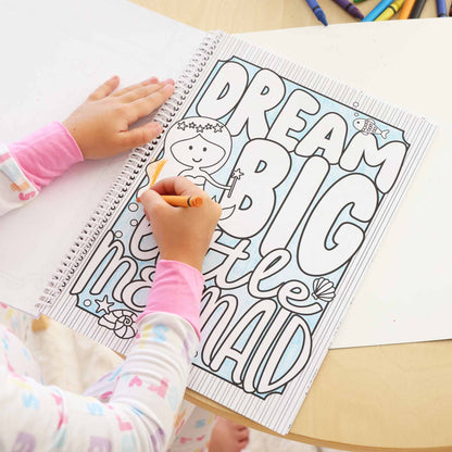 Personalized Coloring Book | Mermaid Magic