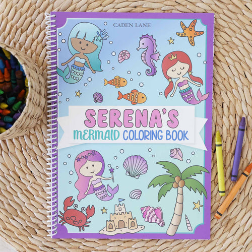 Personalized Coloring Book | Mermaid Magic