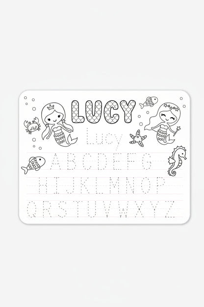 Kids Personalized Whiteboard | Mermaid Magic