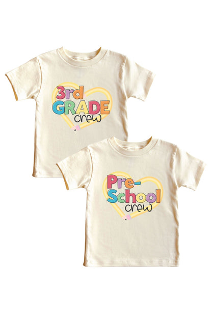 New Grade Crew Kids Graphic Tee | Natural