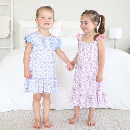 Girls' Full Length Ruffle Nightgown | Ballet Dreams