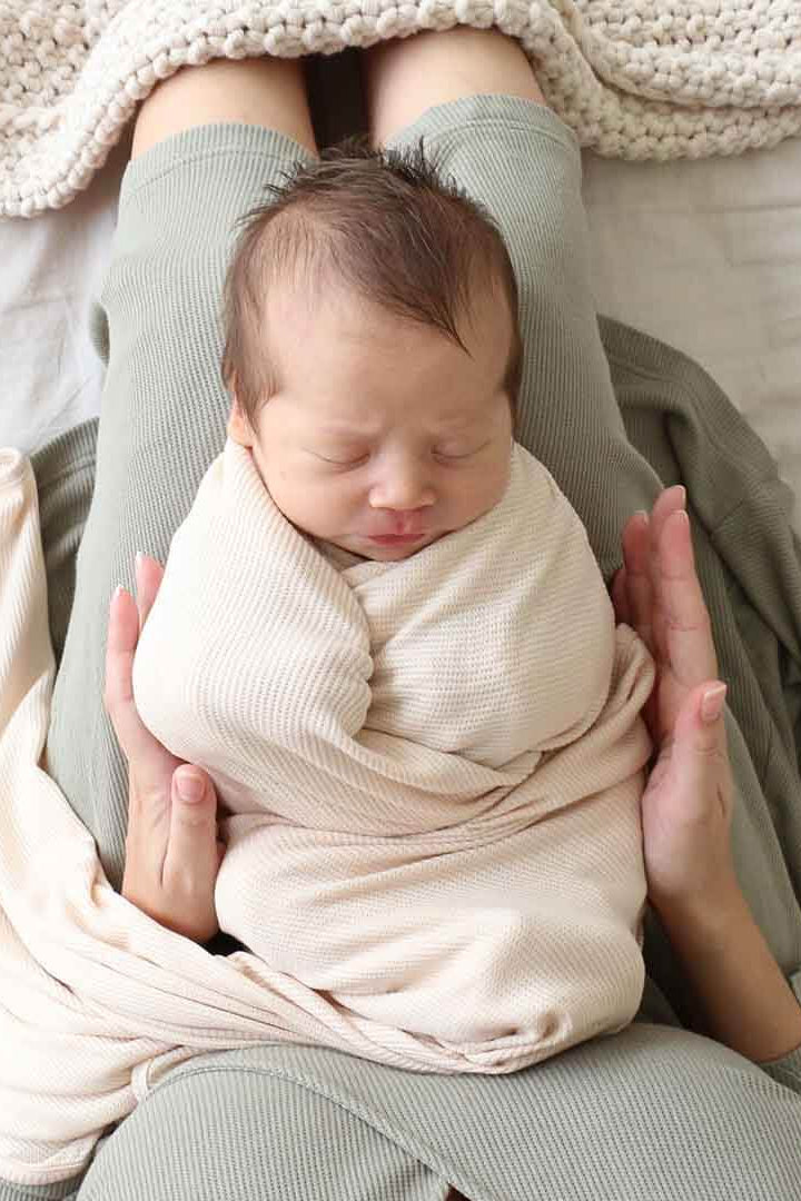 All Bamboo Waffle Swaddle Blankets