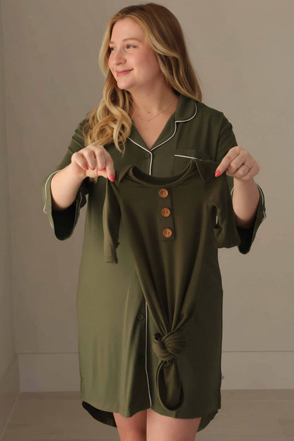 Labor & Delivery Nightgown | Olive
