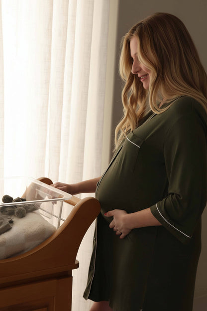 Labor & Delivery Nightgown | Olive