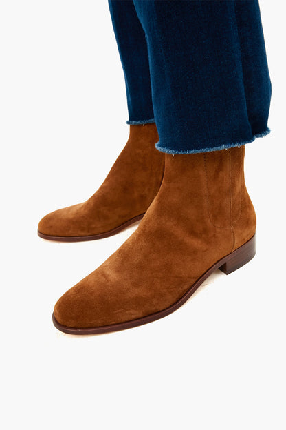 Cacao Suede Ronnie Booties