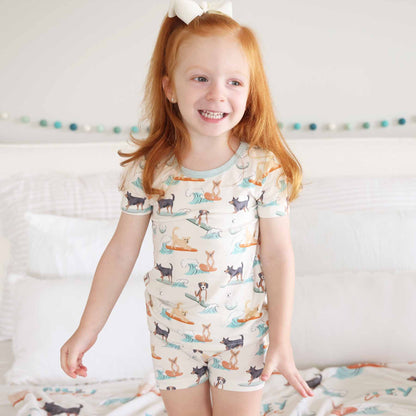 Paddle Pups Two Piece Pajama Set
