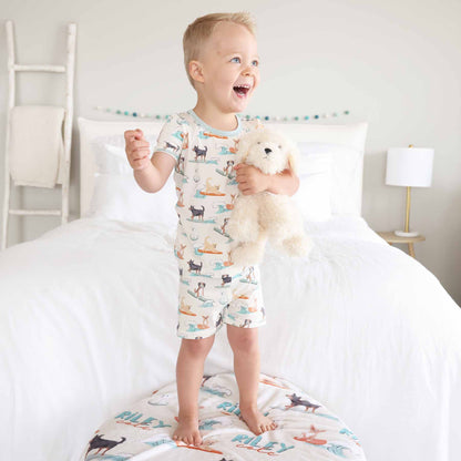 Paddle Pups Two Piece Pajama Set