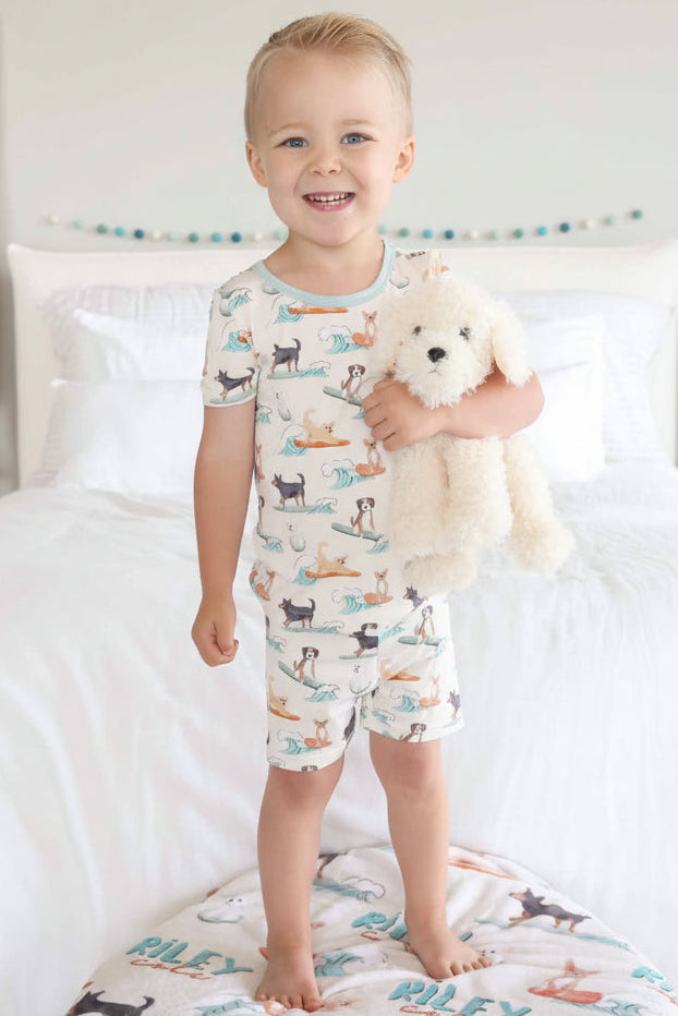 Paddle Pups Two Piece Pajama Set