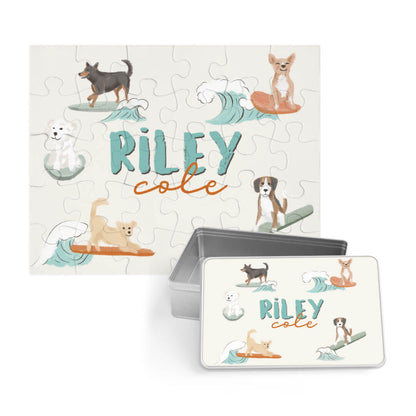 Kids Personalized 30 Piece Puzzle | Paddle Pups