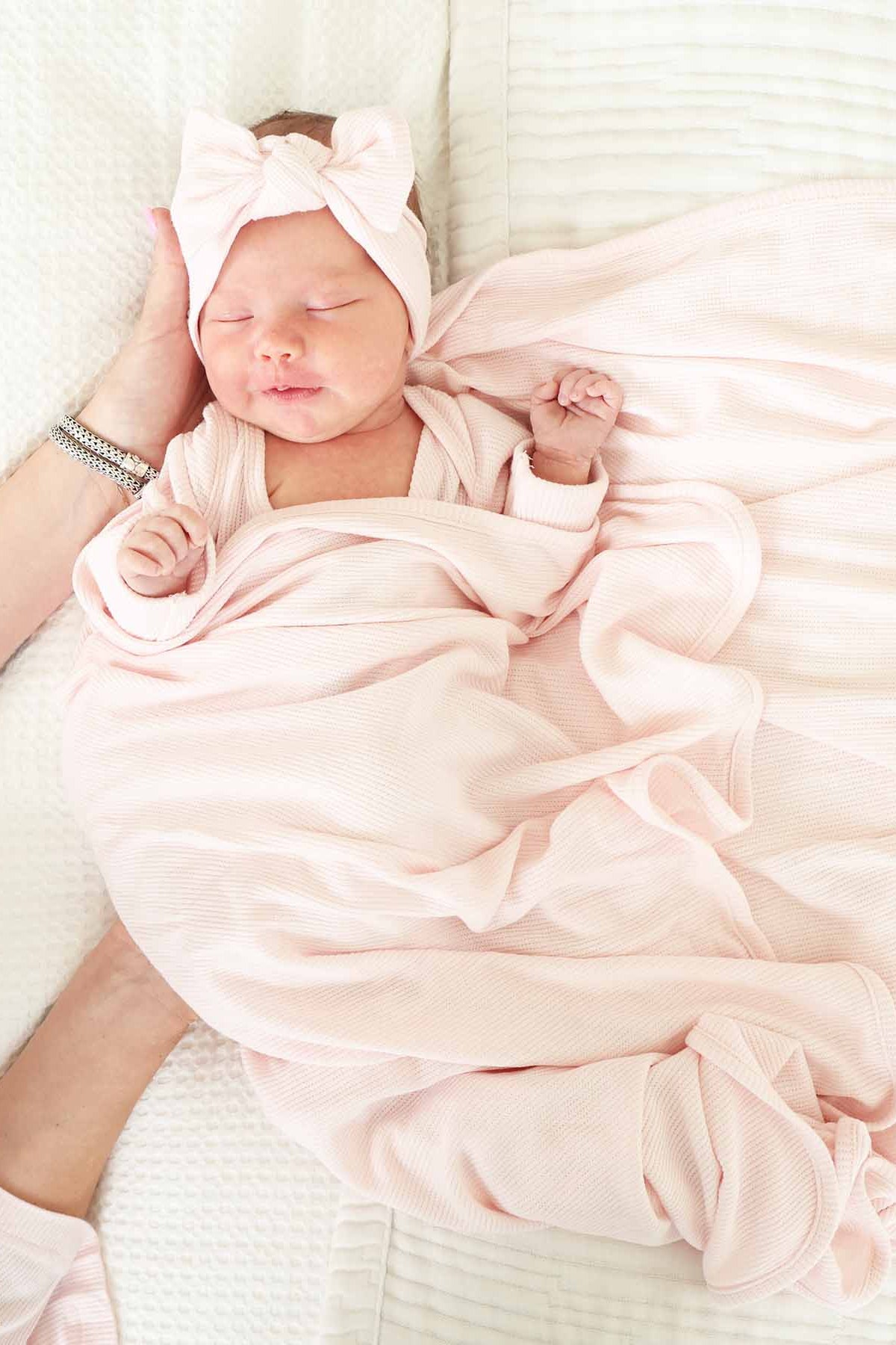 All Bamboo Waffle Swaddle Blankets