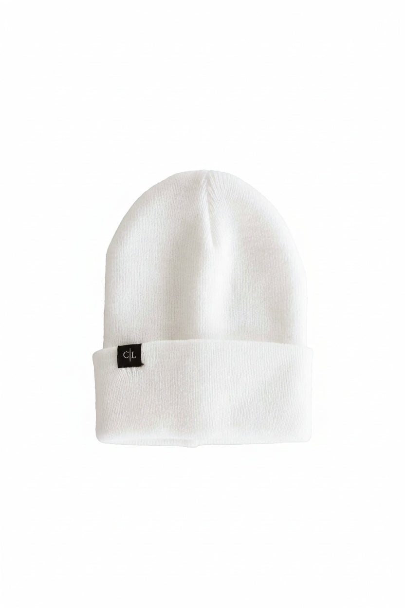 Embroidered Knit Baby Beanie