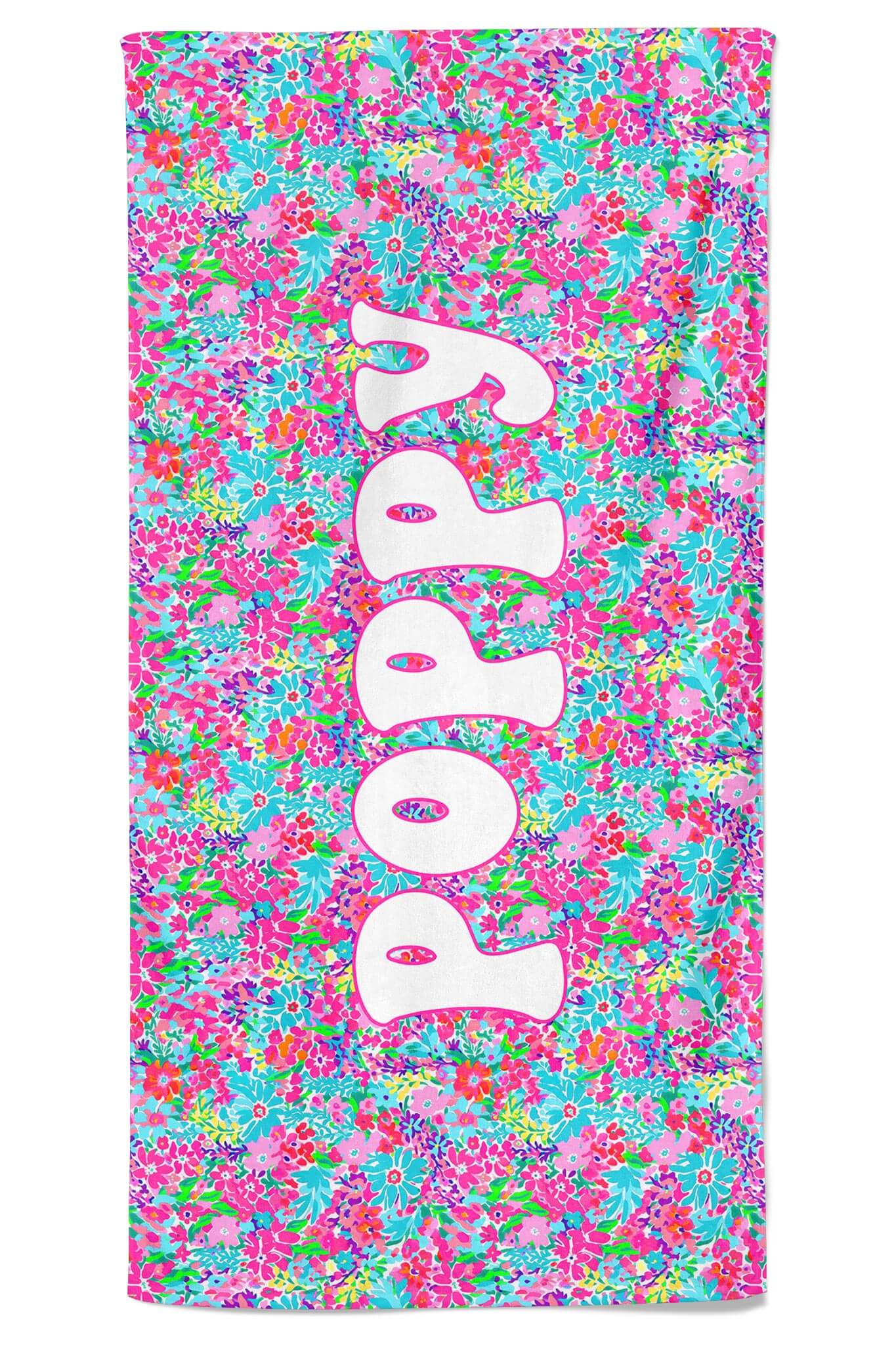Personalized Kids Beach Towel | Petal Splash