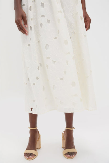Chalk Marina Empire Cami Midi Dress