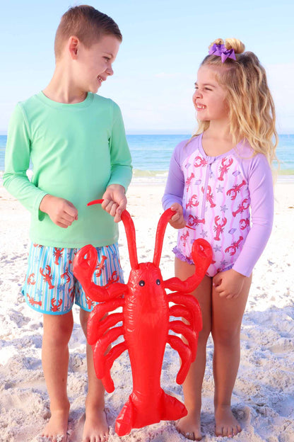 Boy's Swim Trunks | Pinch Me Blue
