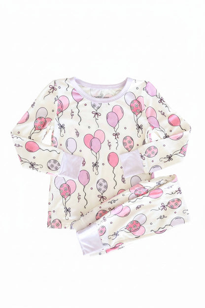 Party Time Two Piece Pajama Set | Pink