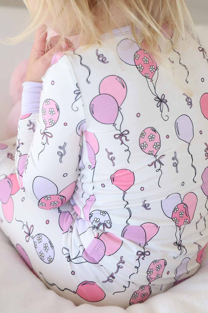 Party Time Two Piece Pajama Set | Pink