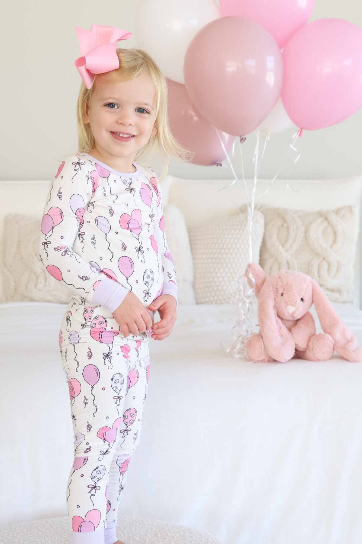 Party Time Two Piece Pajama Set | Pink