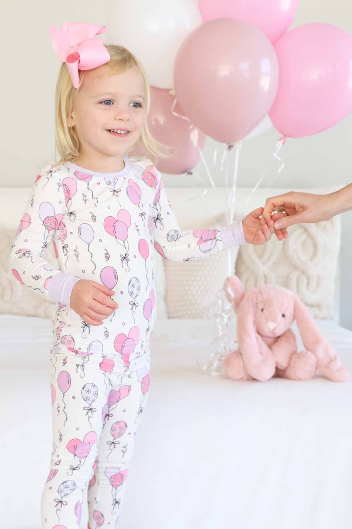 Party Time Two Piece Pajama Set | Pink