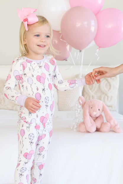 Party Time Two Piece Pajama Set | Pink