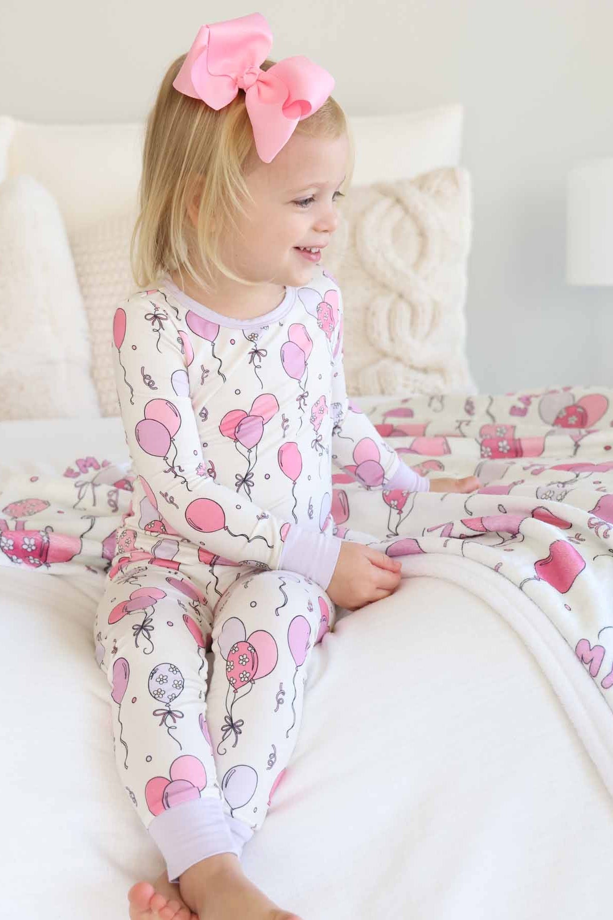 Party Time Two Piece Pajama Set | Pink