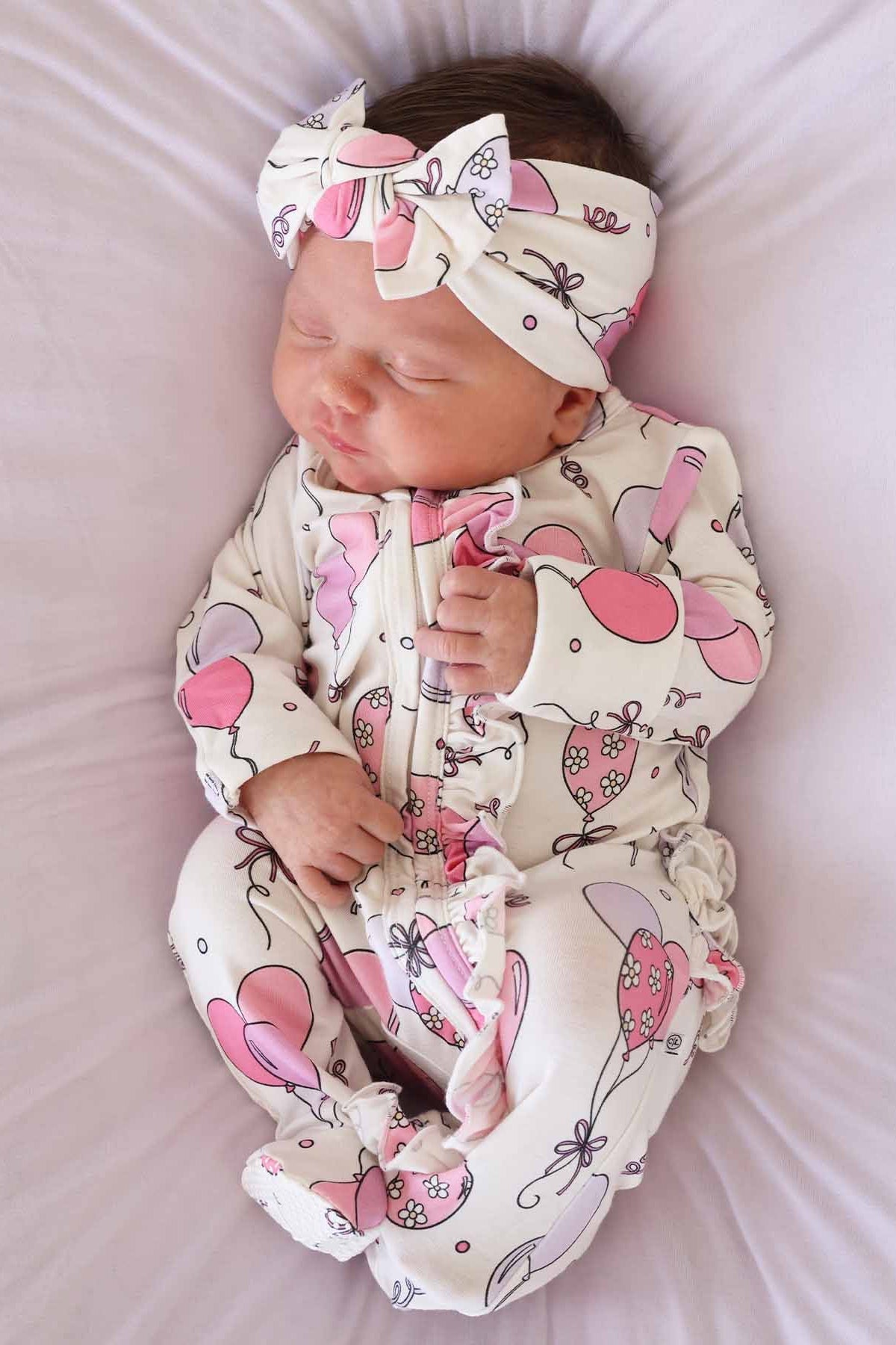 Party Time Knit Large Bow Headwrap | Pink
