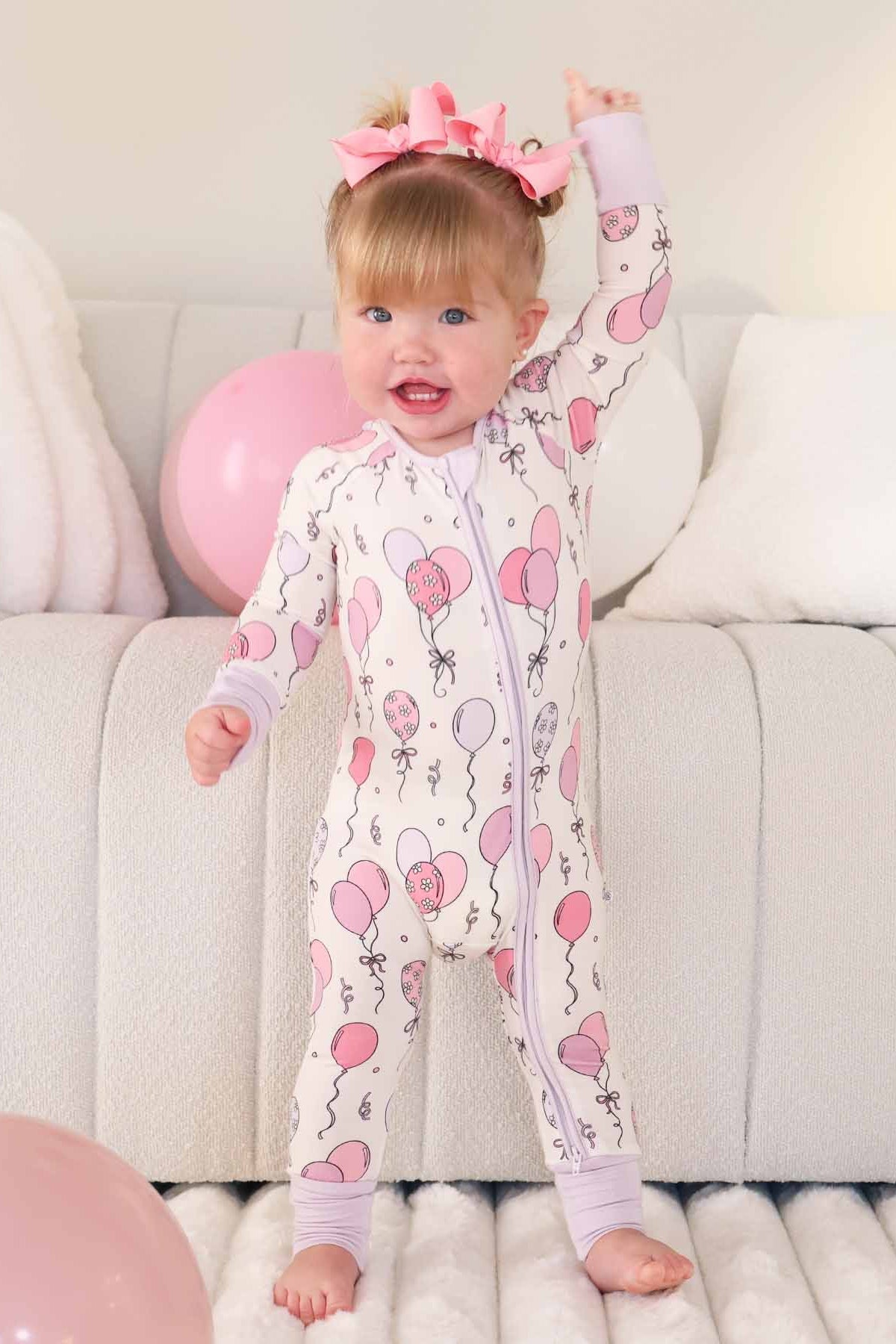 Party Time Convertible Zip Romper | Pink