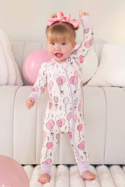 Party Time Convertible Zip Romper | Pink