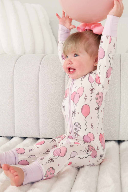 Party Time Convertible Zip Romper | Pink