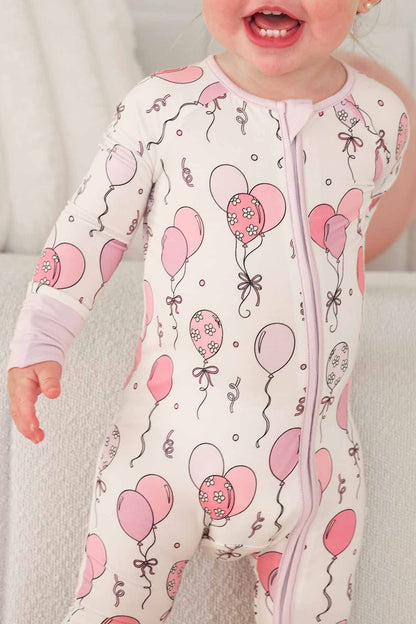 Party Time Convertible Zip Romper | Pink