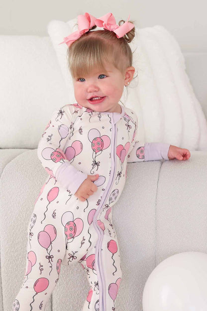 Party Time Convertible Zip Romper | Pink