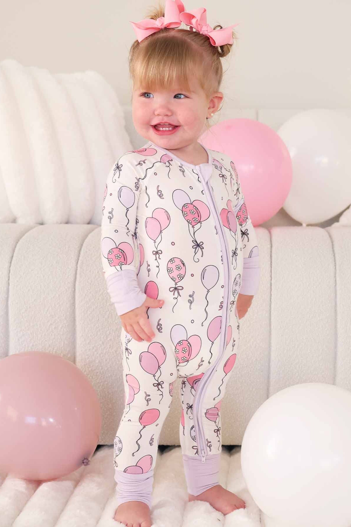Party Time Convertible Zip Romper | Pink