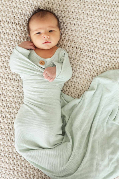 All Bamboo Waffle Swaddle Blankets