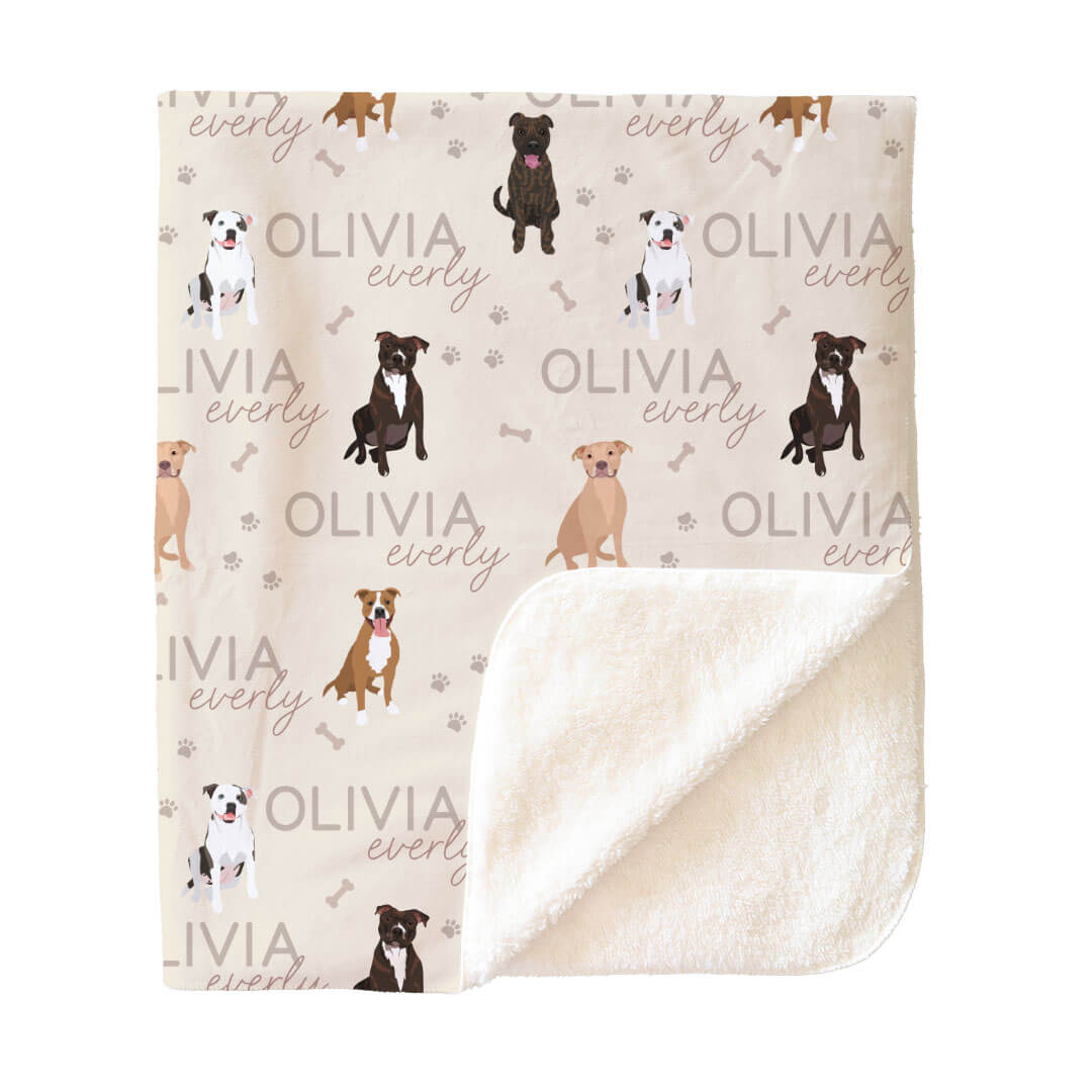 Personalized Kids Blankets | Dog Breeds - Part 1