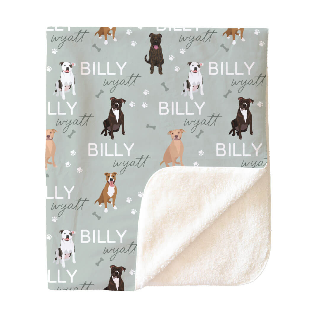 Personalized Kids Blankets | Dog Breeds - Part 1