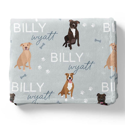 Personalized Kids Blankets | Dog Breeds - Part 1