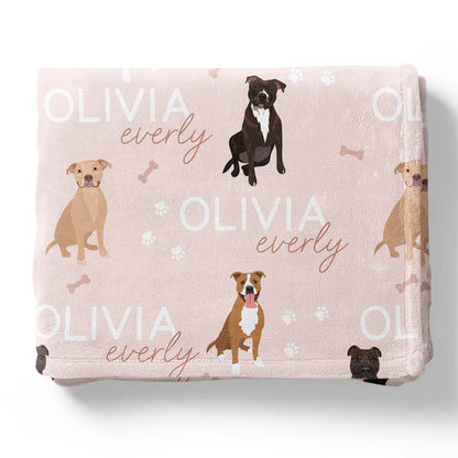 Personalized Kids Blankets | Dog Breeds - Part 1
